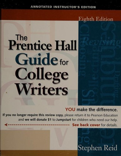PRENTICE HALL GUIDE FOR COLLEGE WRITERS