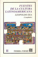 FUENTES DE LA CULTURA LATINOAMERICANA