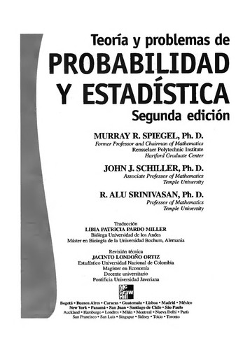 PROBABILIDAD Y ESTADÍSTICA.