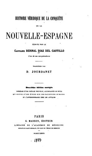 HISTORIA VERDADERA DE LA CONQUISTA DE LA NUEVA ESPAÑA